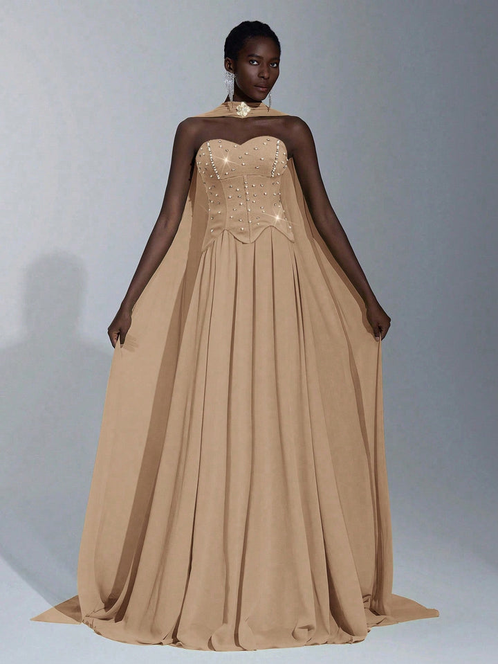 Rochie SHEIN, kaki