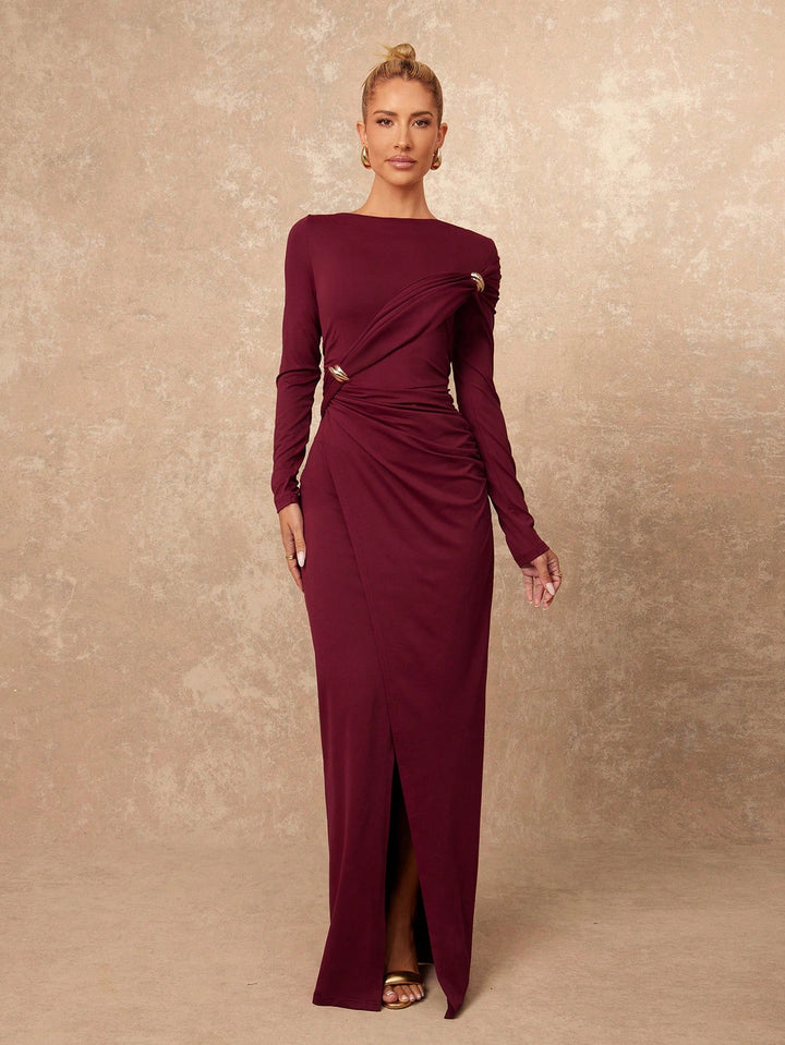 Rochie maxi SHEIN, roșu