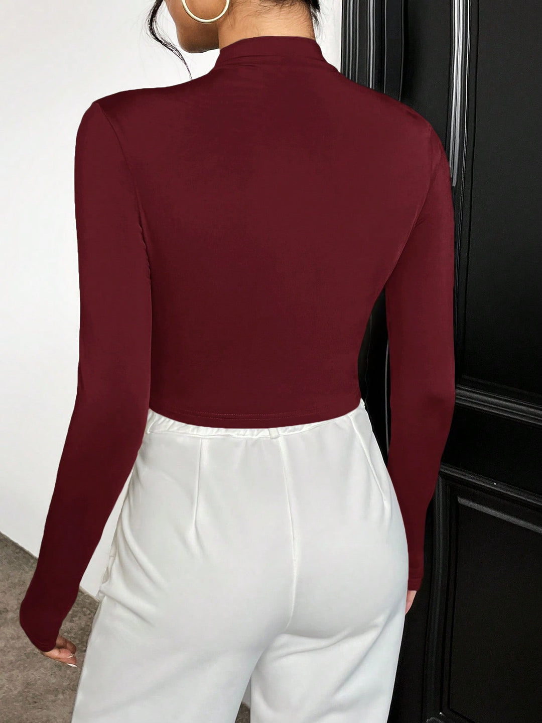 Tricou SHEIN, vișiniu