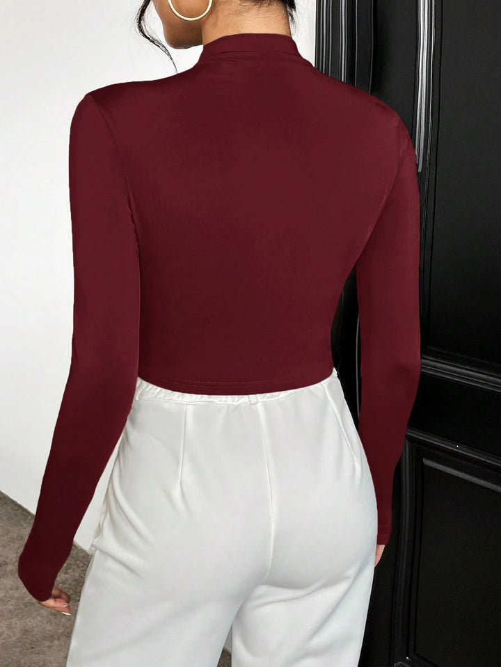 Tricou SHEIN, vișiniu