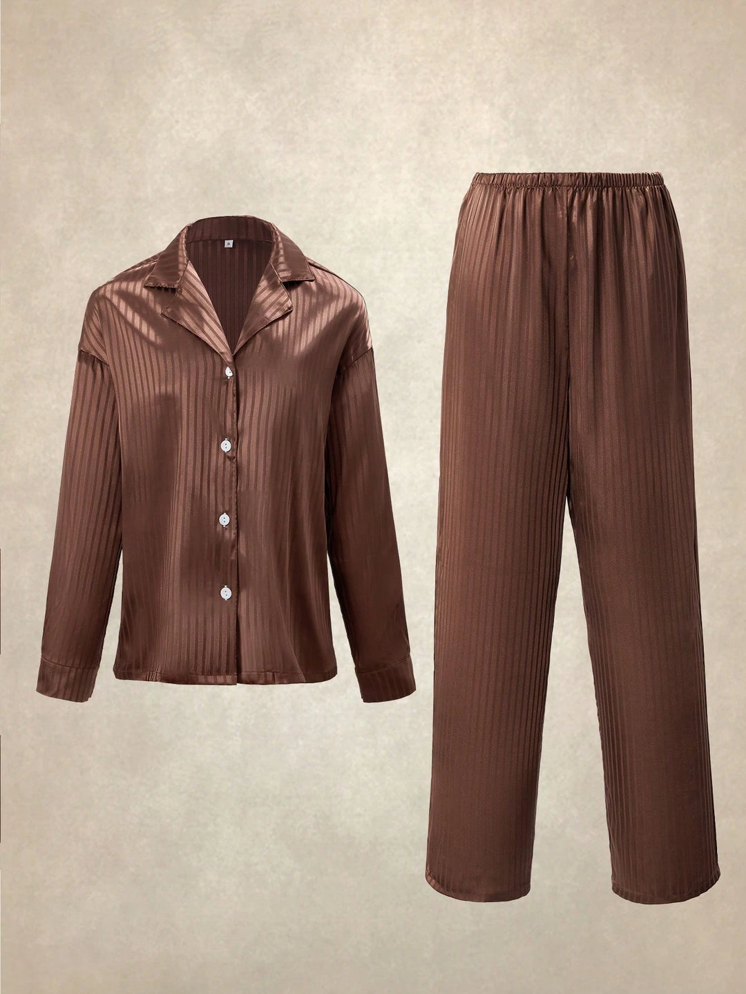 SHEIN Brown Pyjama Set