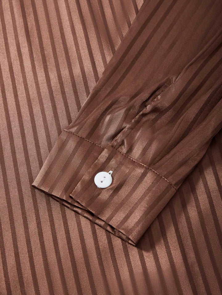 SHEIN Brown Pyjama Set