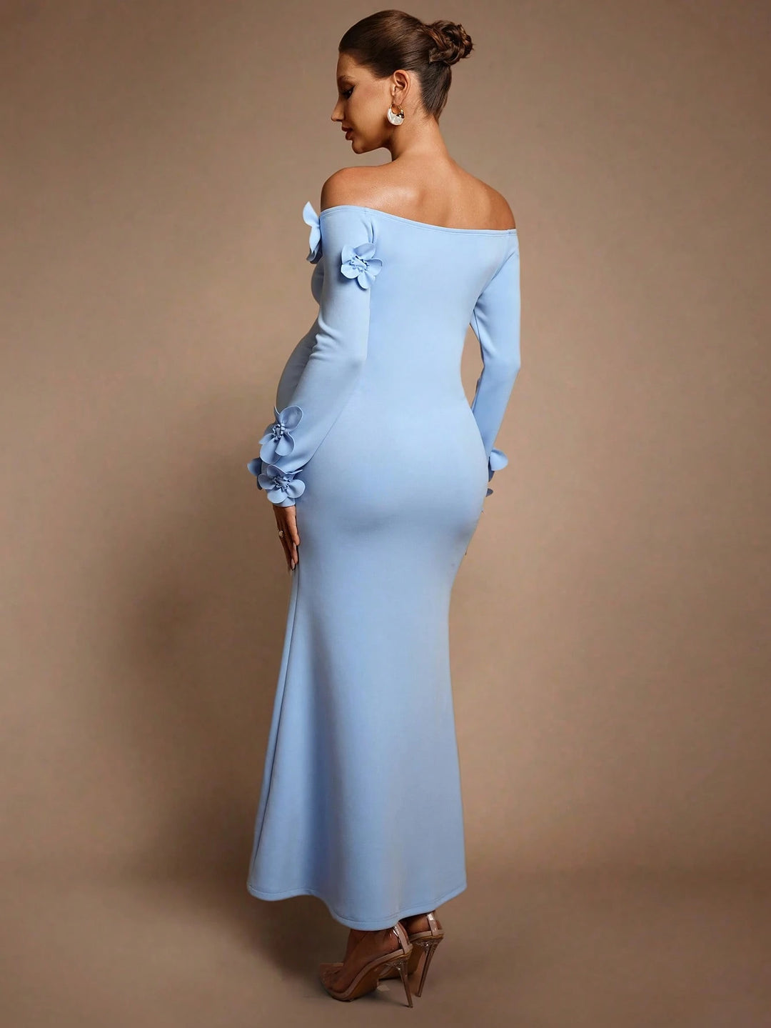 Shein maxi ruha, kék
