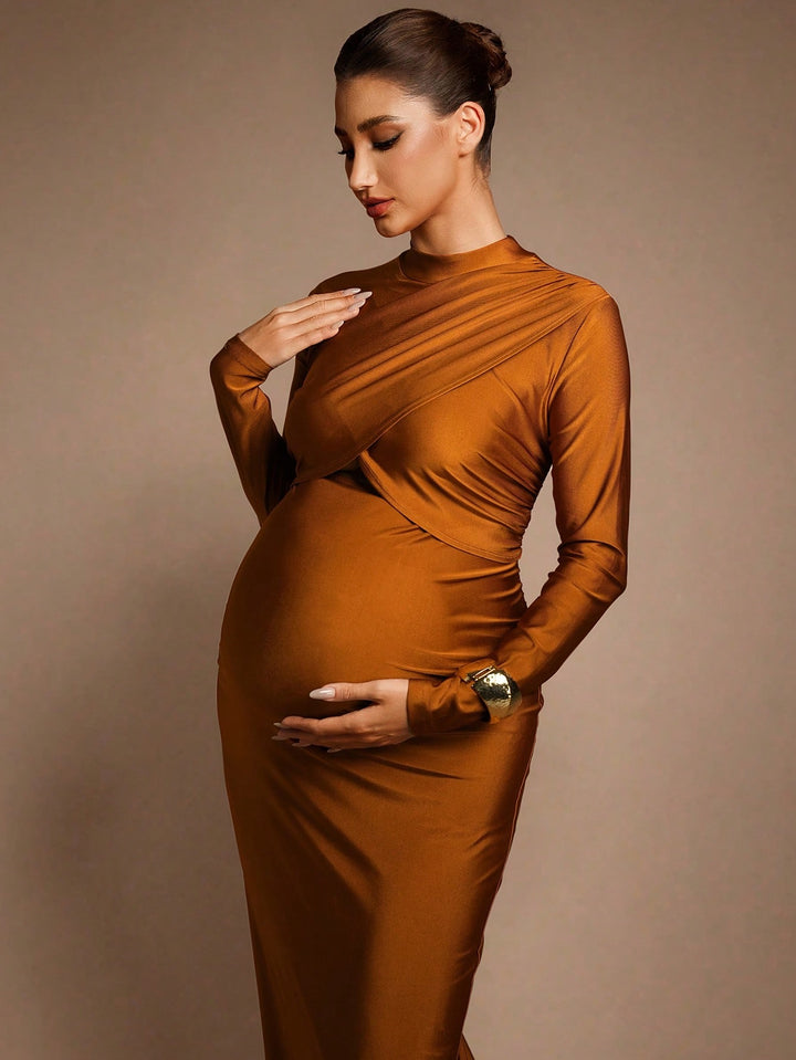 Rochie SHEIN, maro