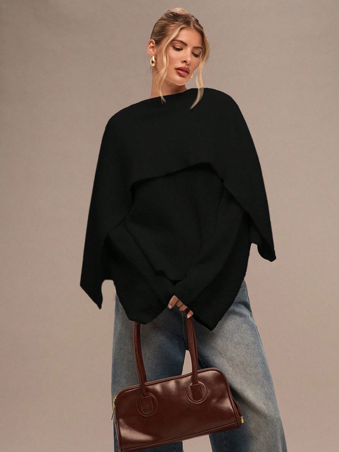 Pulover SHEIN, negru