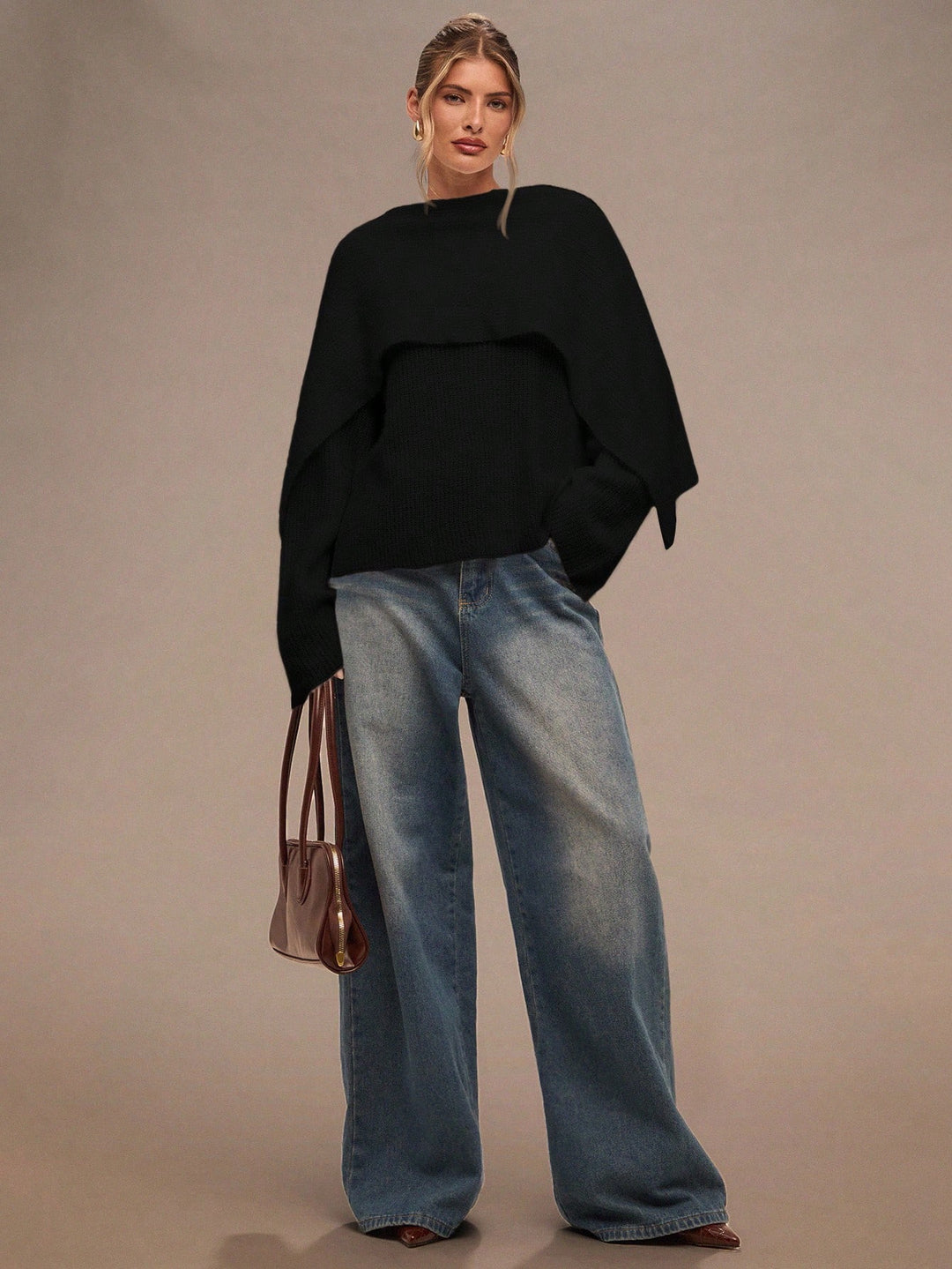 Pulover SHEIN, negru