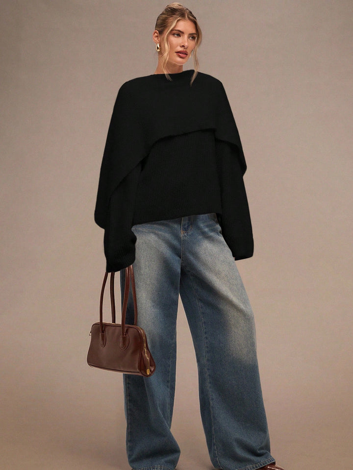 Pulover SHEIN, negru