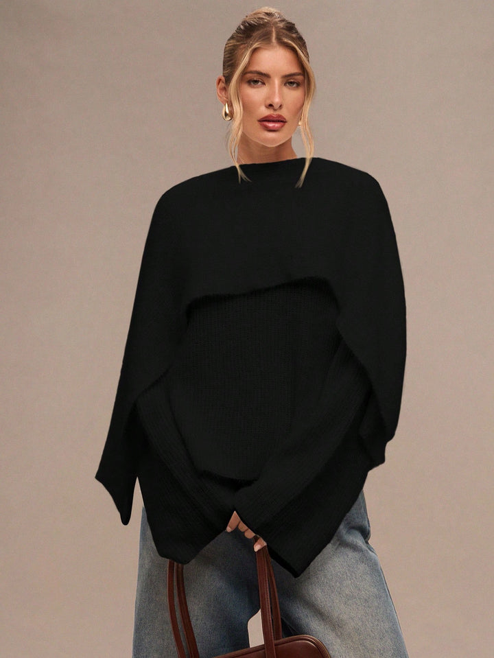 Pulover SHEIN, negru