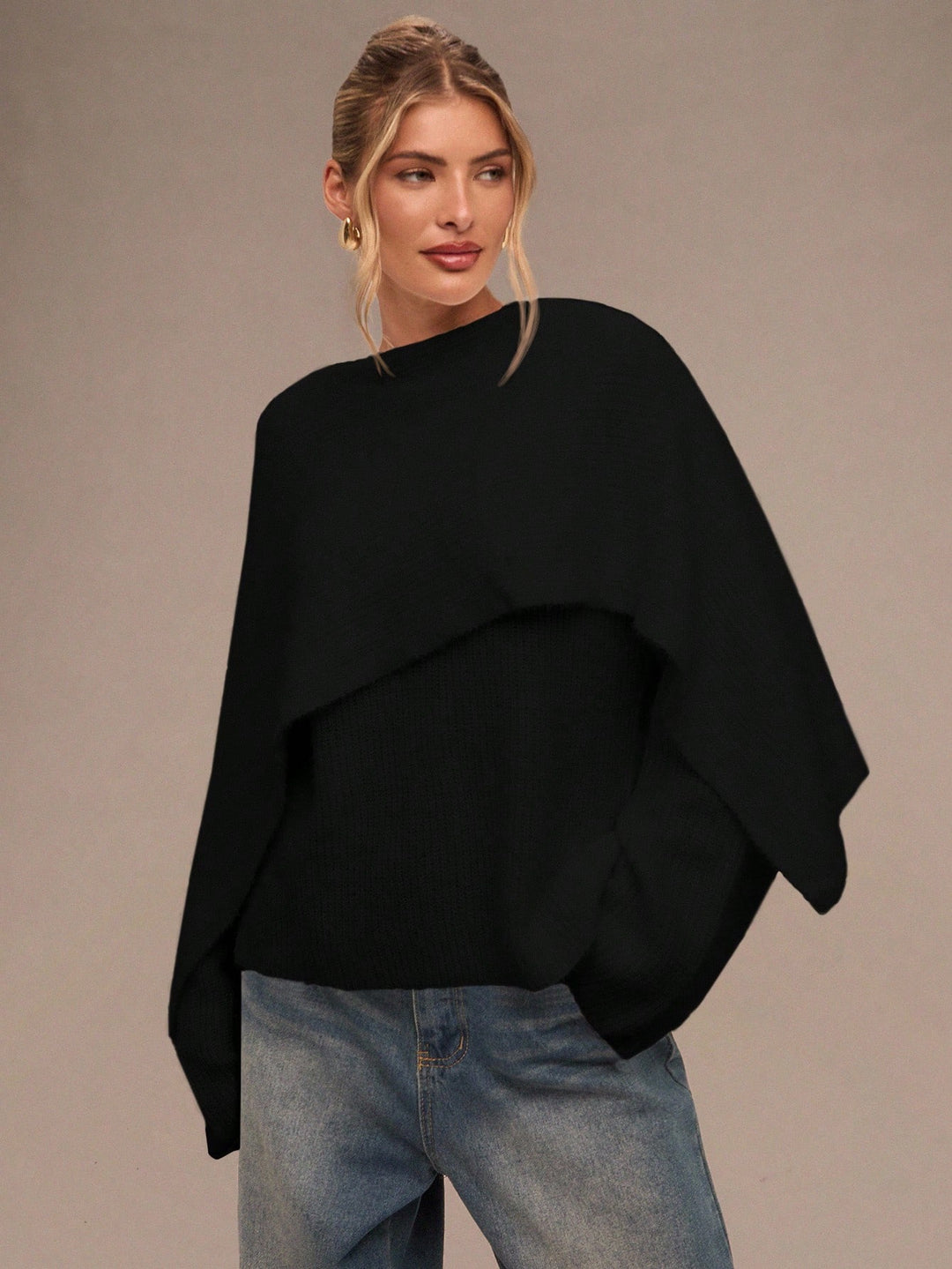 Pulover SHEIN, negru