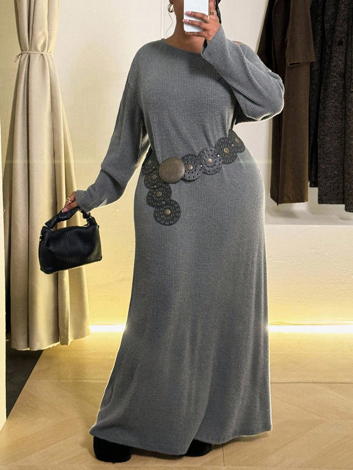 SHEIN maxi ruha, szürke
