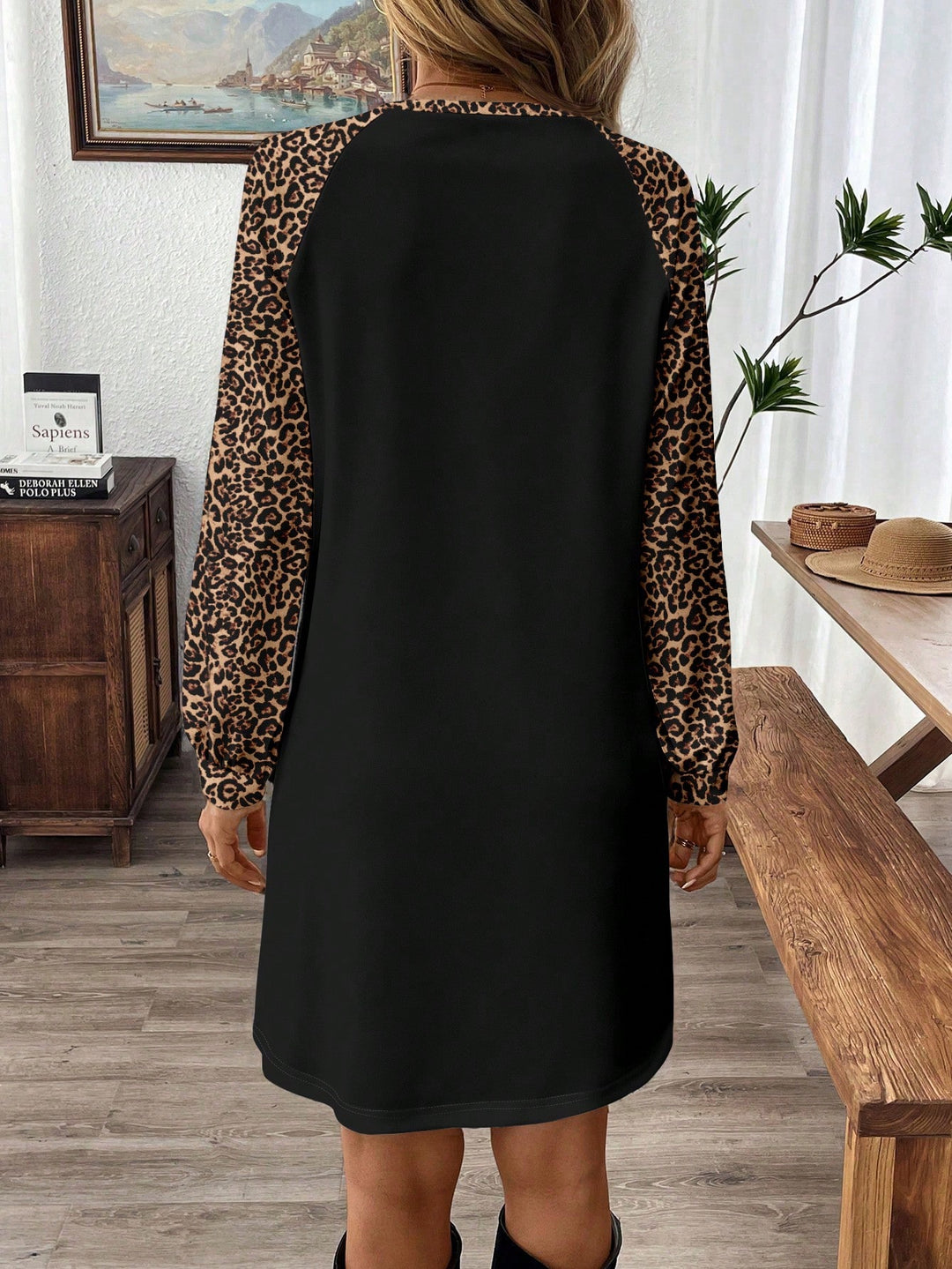 Rochie mini SHEIN, negru