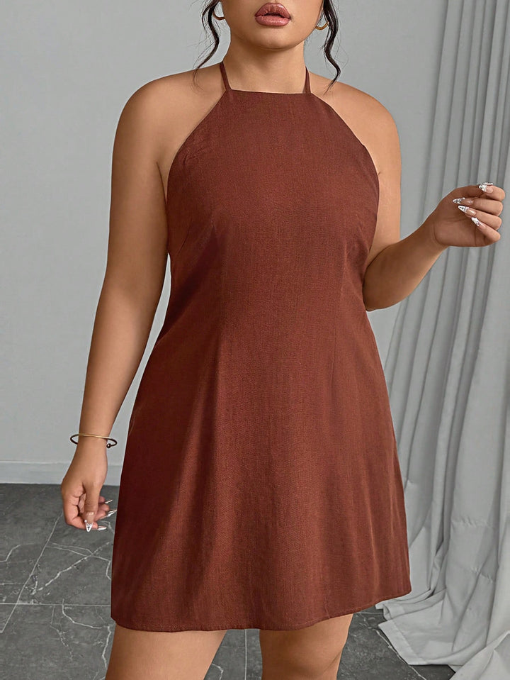 Rochie mini SHEIN, maro