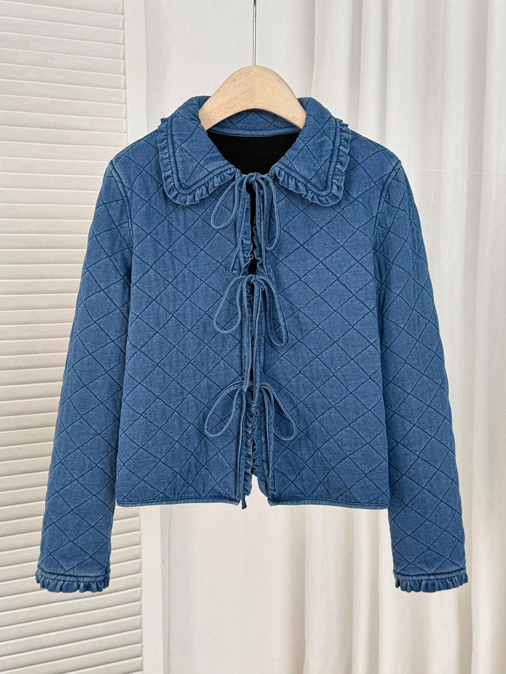 Jachetă denim SHEIN, albastru