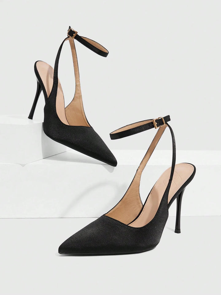 Pantofi cu toc SHEIN, negru