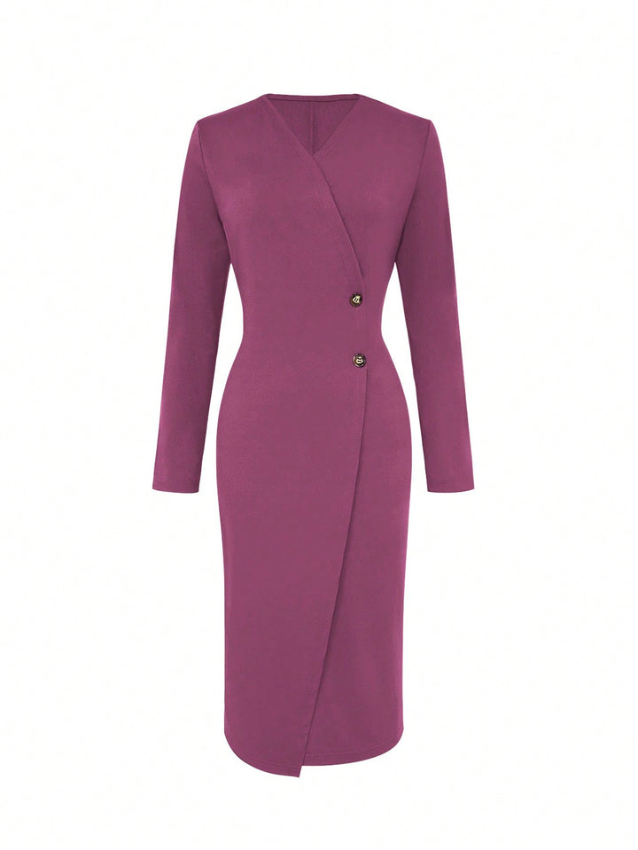 Rochie midi SHEIN, mov