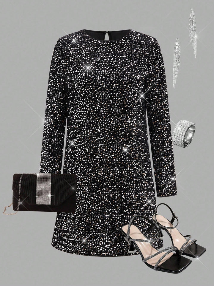 Rochie scurtă SHEIN, negru