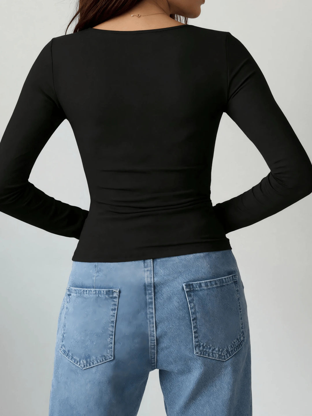 SHEIN blúz, fekete