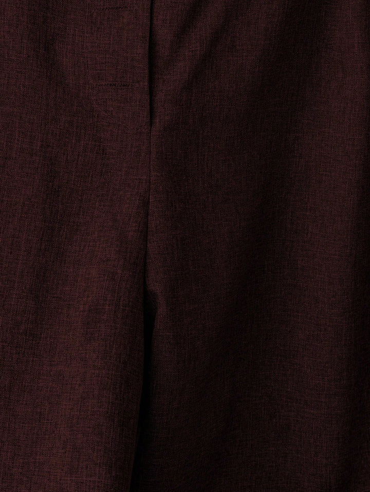 Pantalon de costum SHEIN, vișiniu