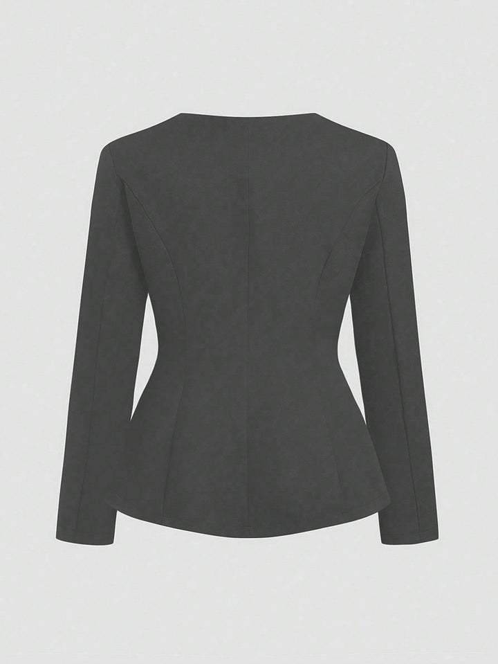 Shein Curve+ zakó, szürke