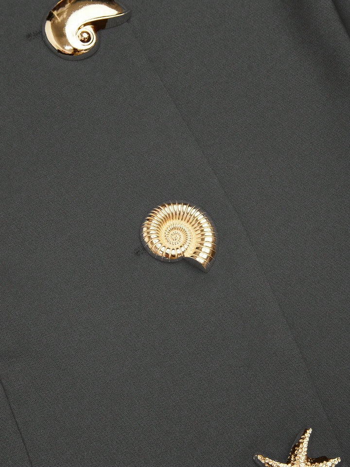 Shein Curve+ zakó, szürke