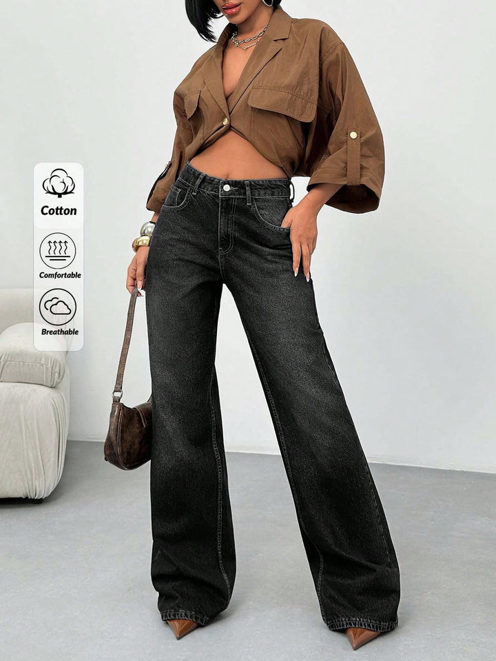 Jeans SHEIN, negru