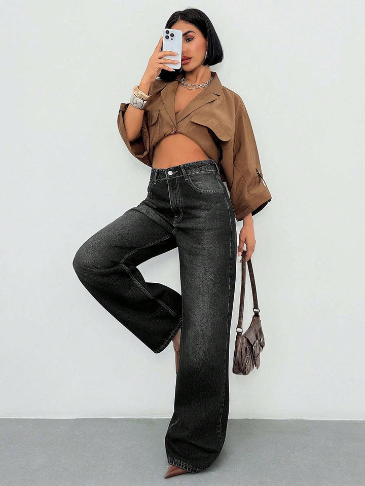 Jeans SHEIN, negru