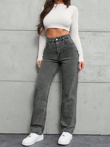 Jeans SHEIN, gri