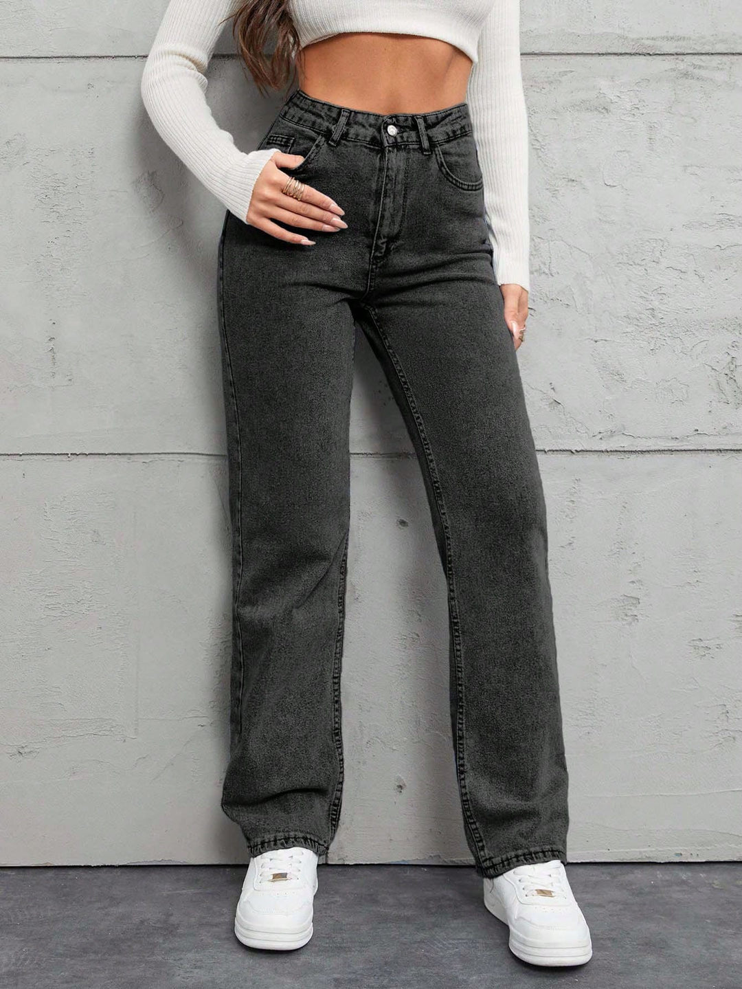 Jeans SHEIN, negru