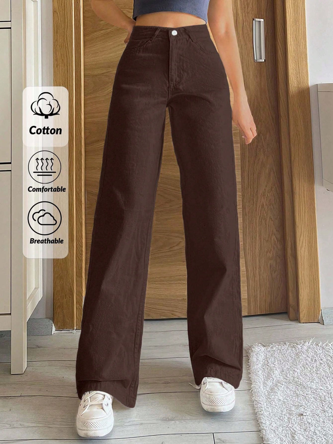 Jeans SHEIN, maro