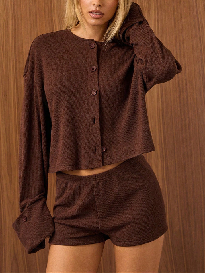 SHEIN blúz, barna