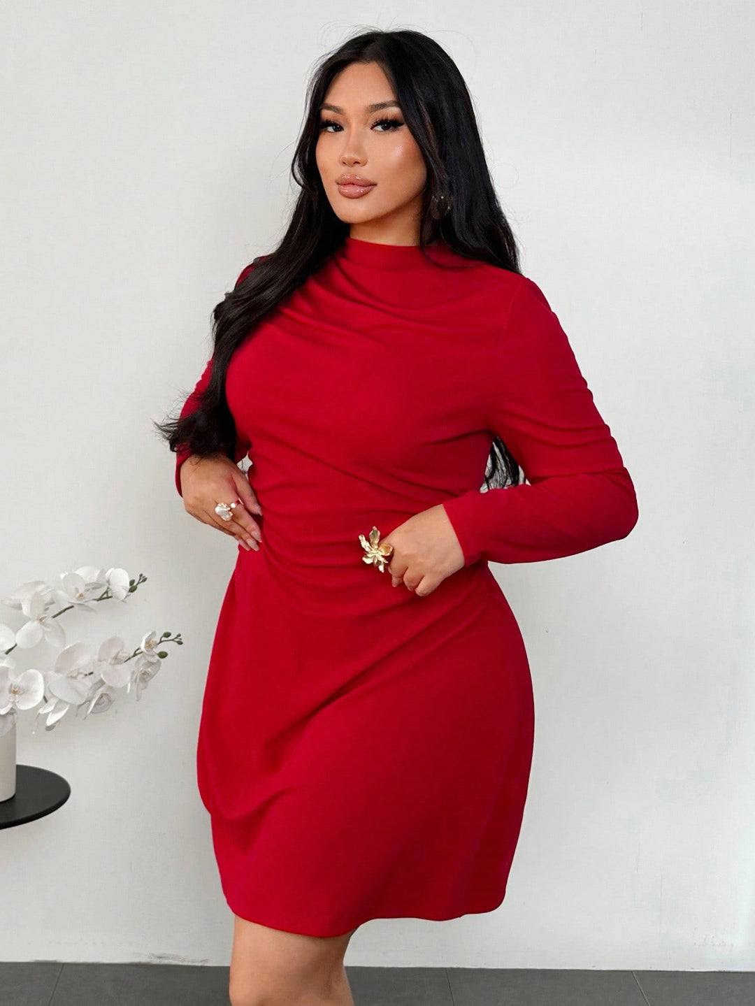 Rochie SHEIN, vișiniu