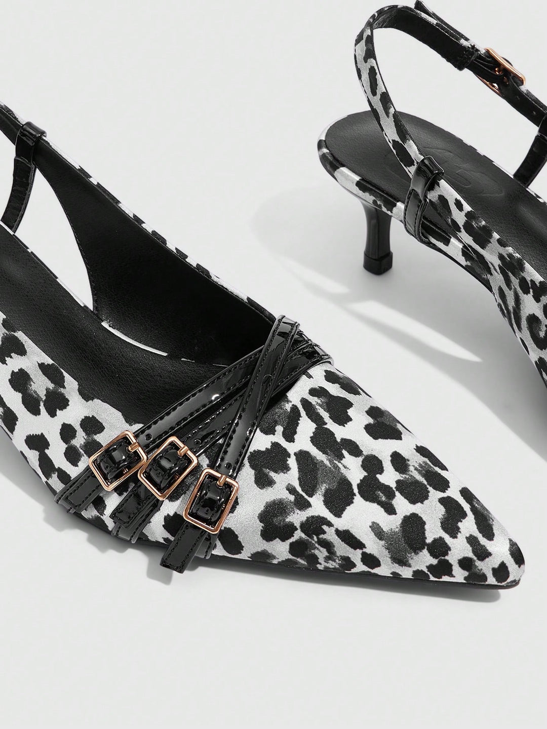 Pantofi cu toc SHEIN, negru