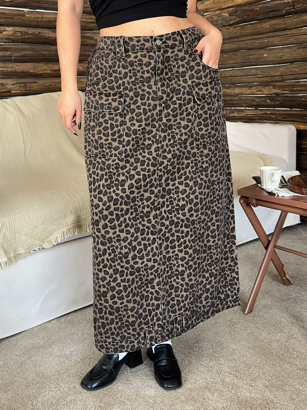Fustă maxi SHEIN, mix culori
