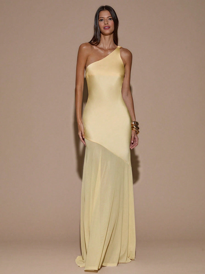 Rochie maxi SHEIN, galben