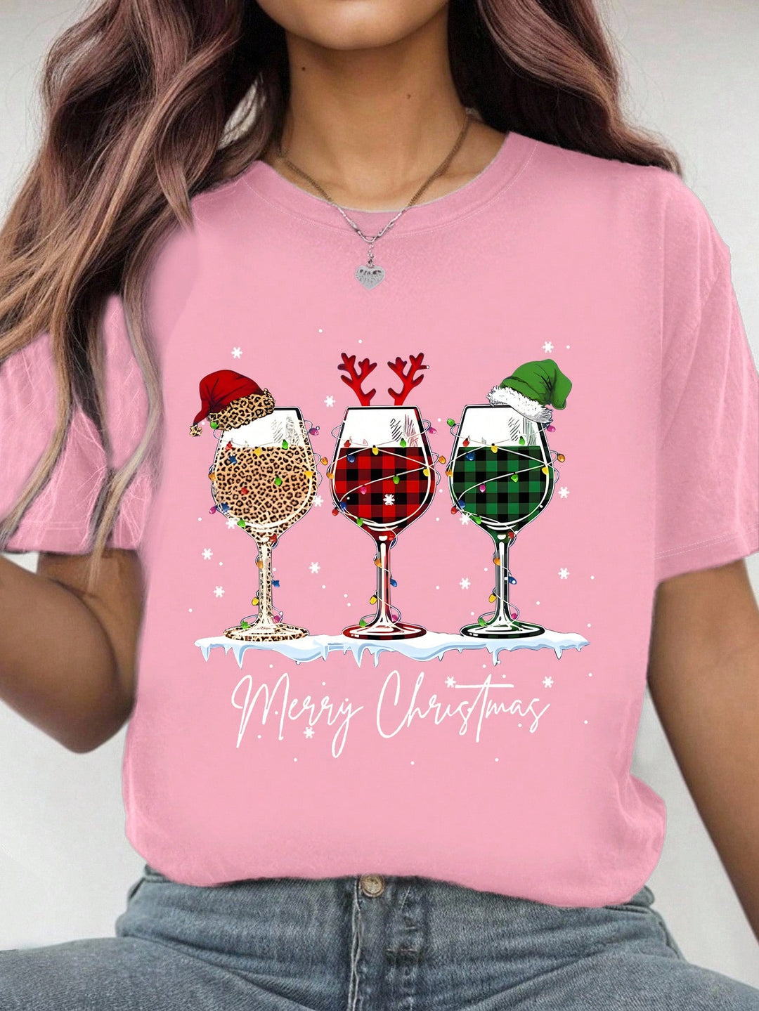 Tricou SHEIN, roz
