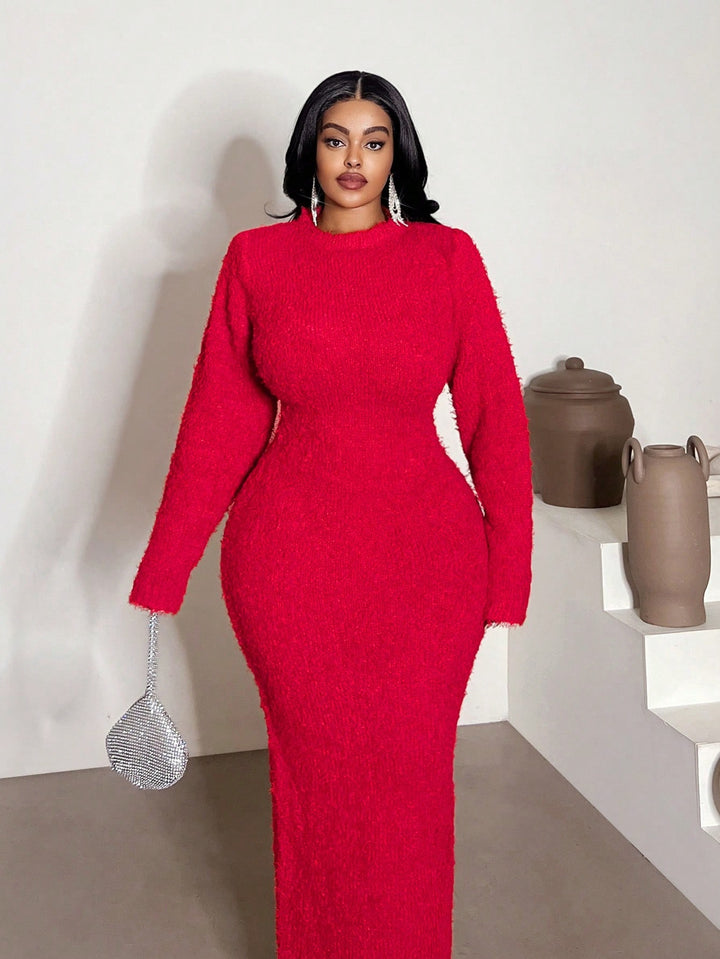 Rochie maxi SHEIN, roșu