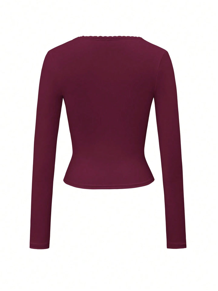 Top SHEIN, vișiniu