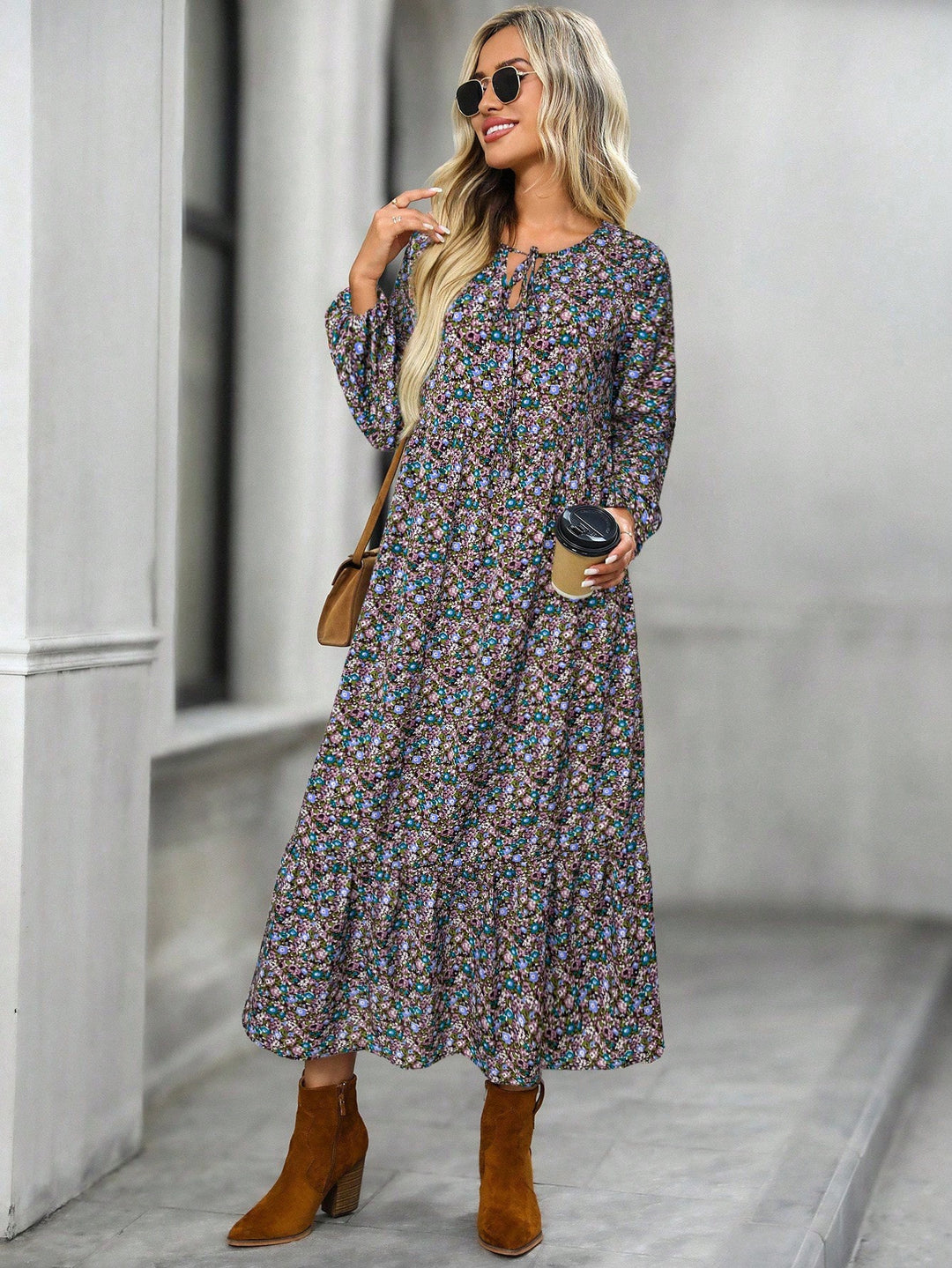 Rochie maxi SHEIN, mov