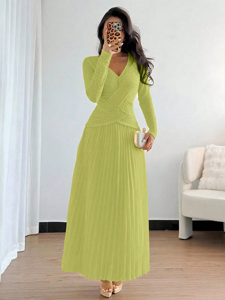 Rochie maxi SHEIN, verde