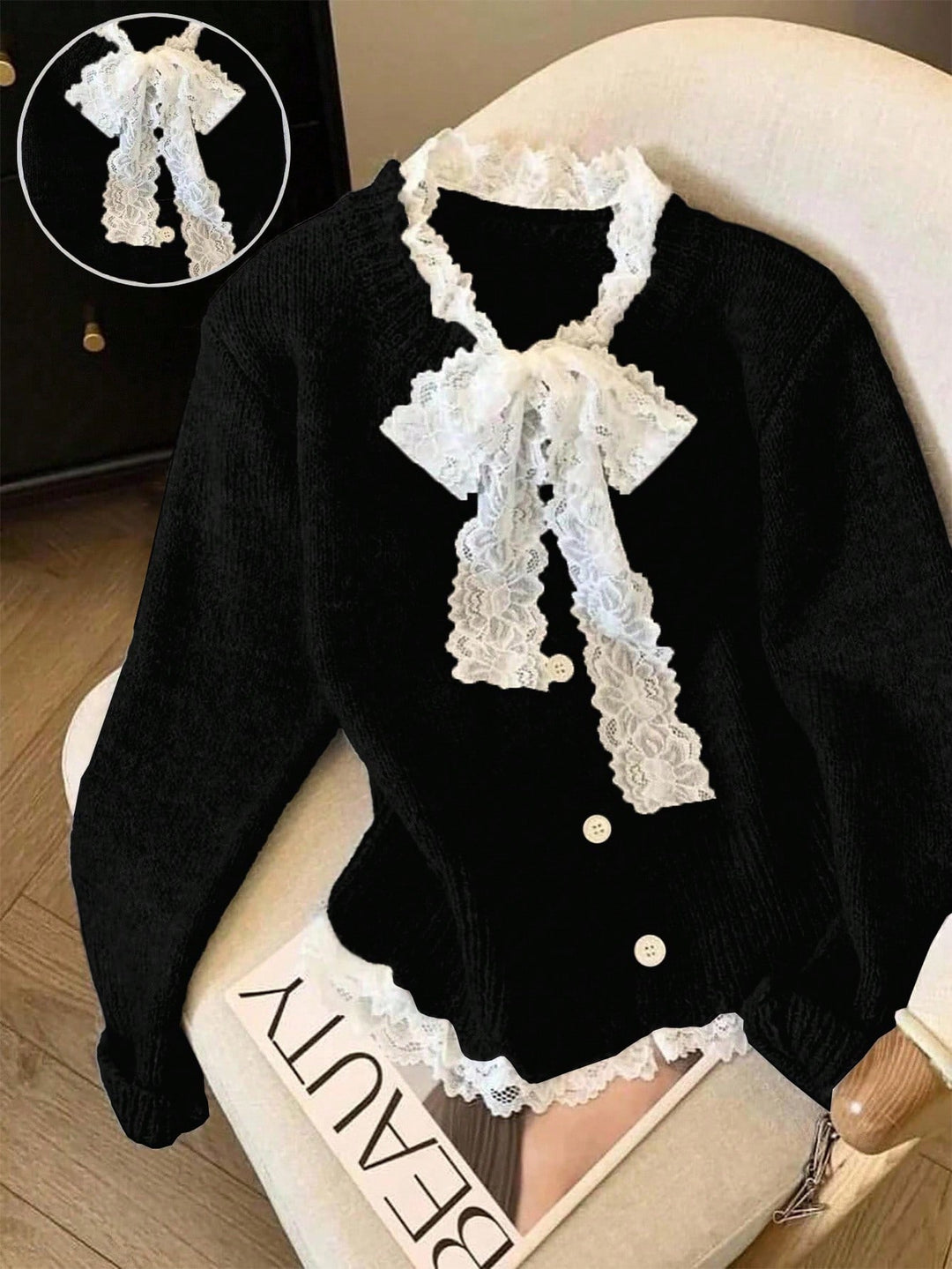 SHEIN kardigán, fekete