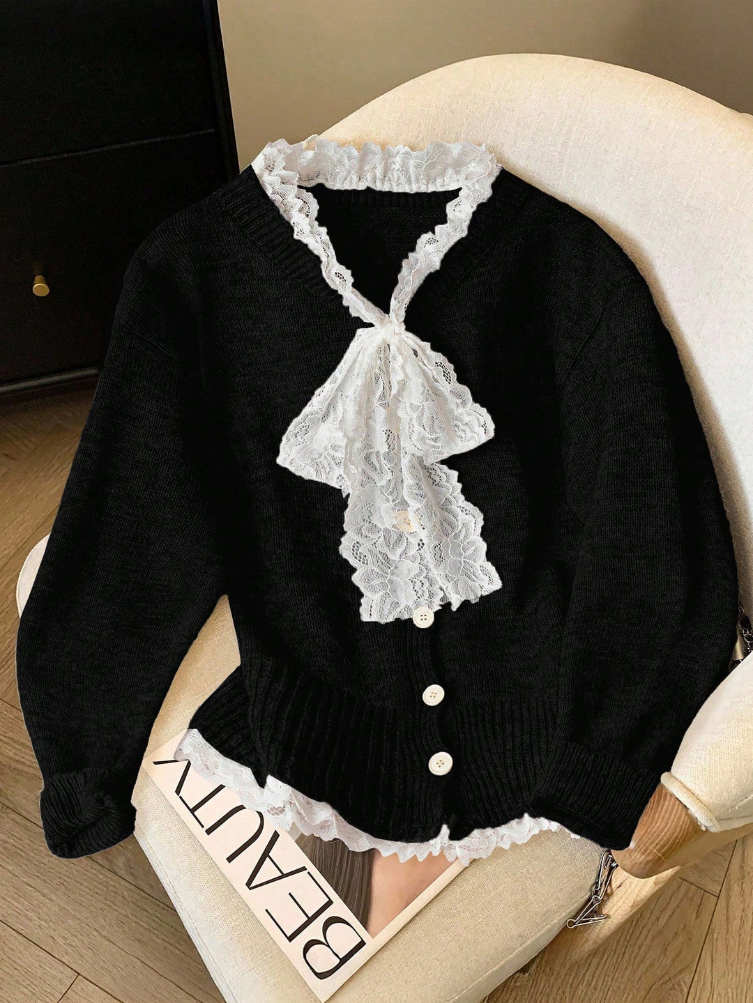 SHEIN kardigán, fekete