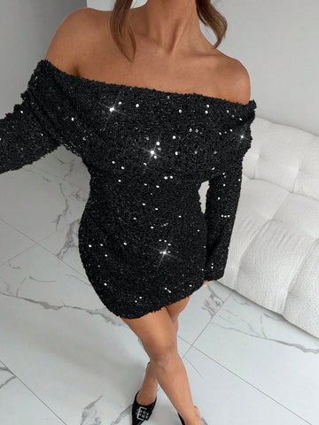 Rochie mini SHEIN, negru