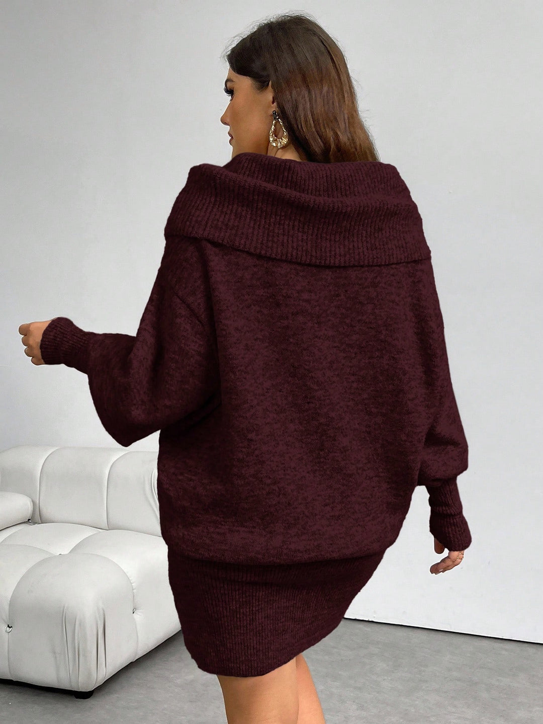 Rochie SHEIN, vișiniu