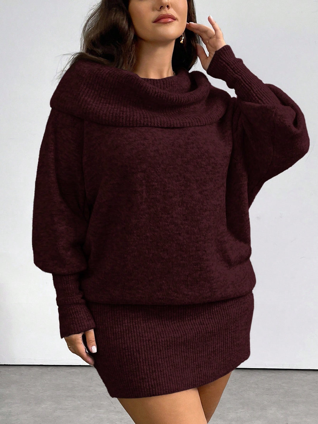 Rochie SHEIN, vișiniu