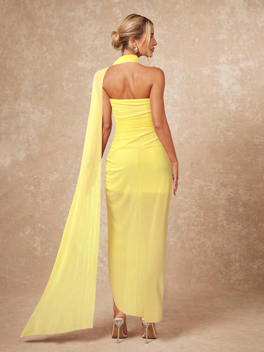 Rochie maxi Shein, galben
