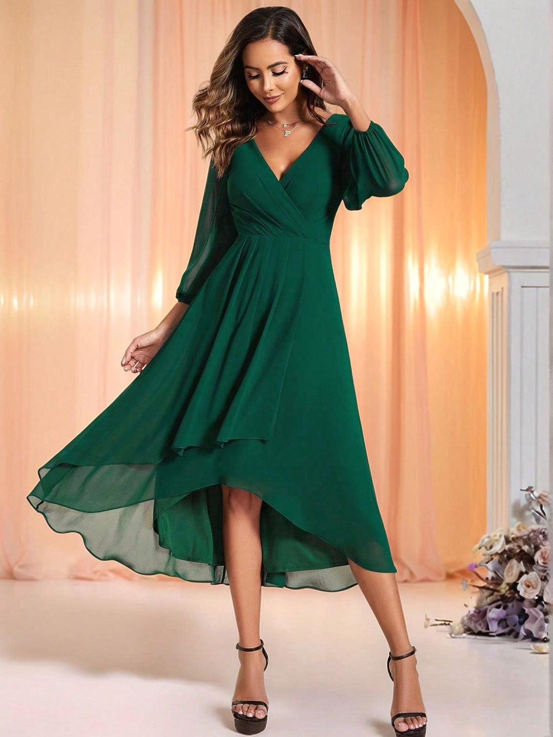 Rochie SHEIN, verde