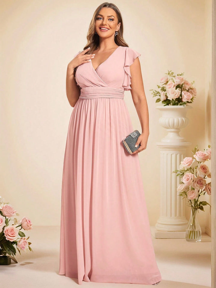 SHEIN maxi ruha, rózsaszín