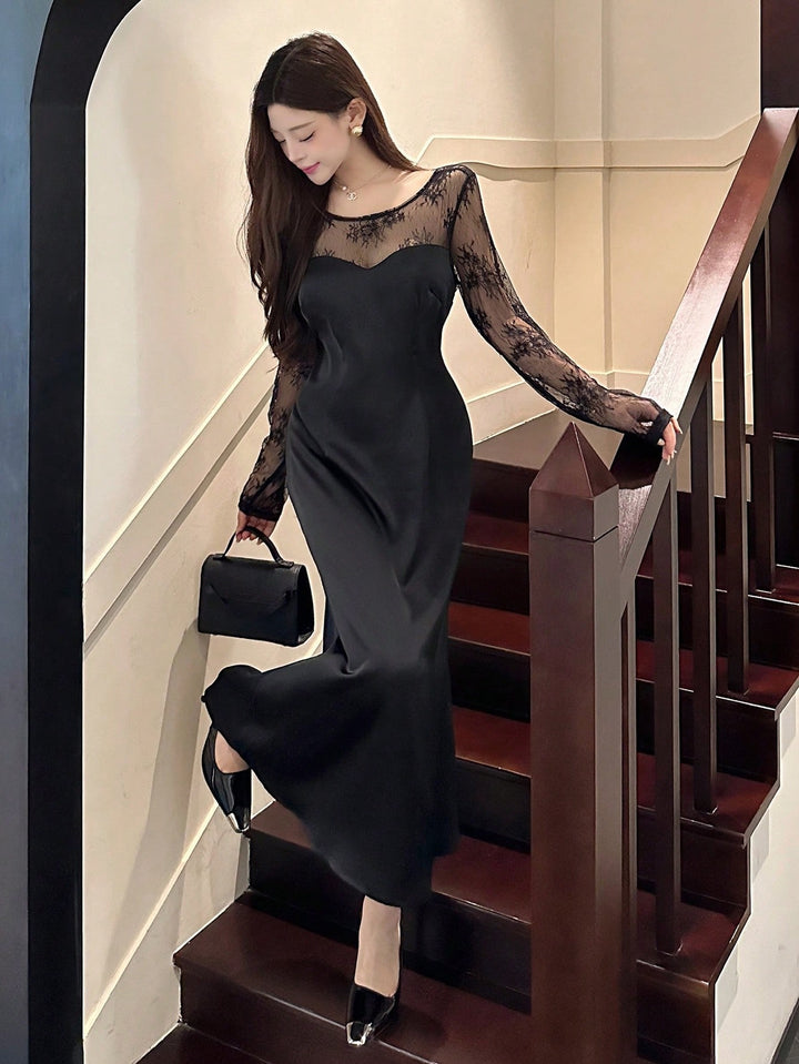Rochie midi SHEIN, negru