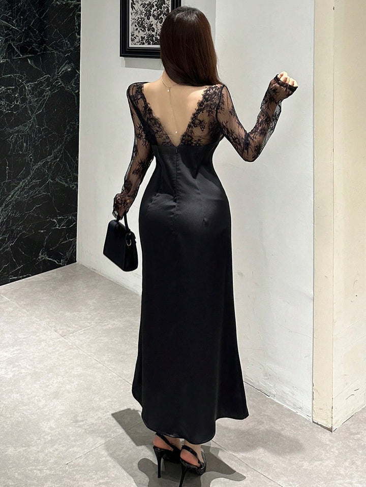 Rochie midi SHEIN, negru