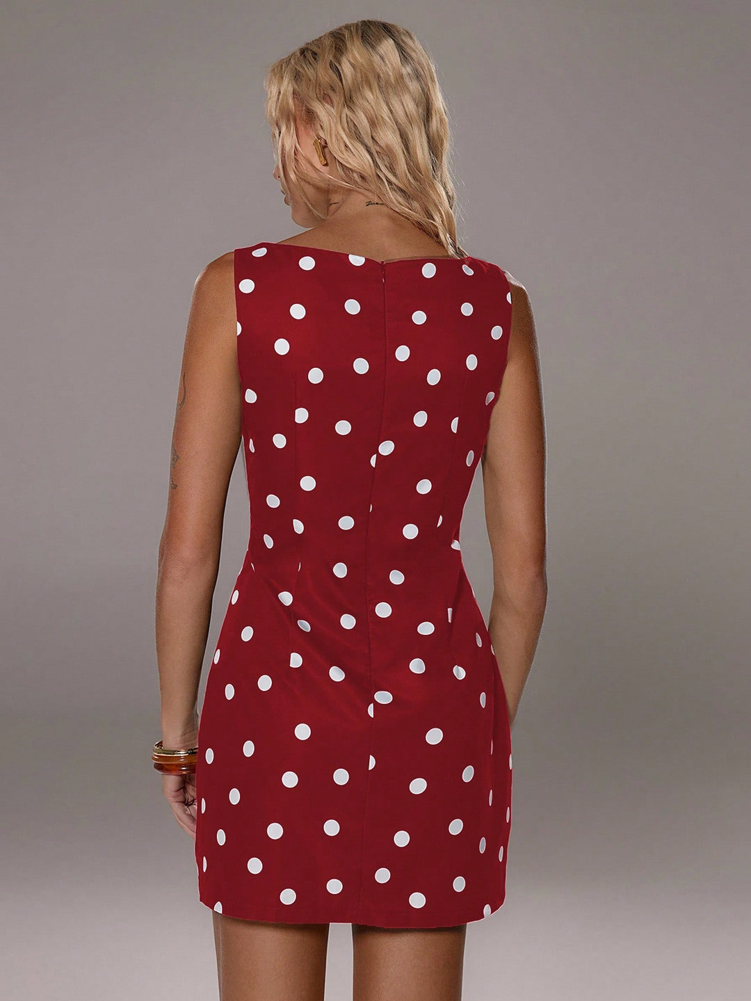 SHEIN mini ruha, piros